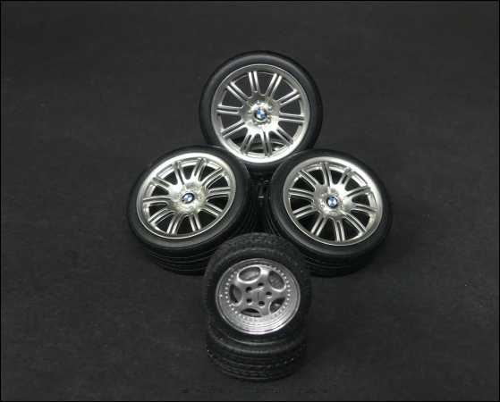 1:12 BMW E46 M3 Coupe Felgensatz